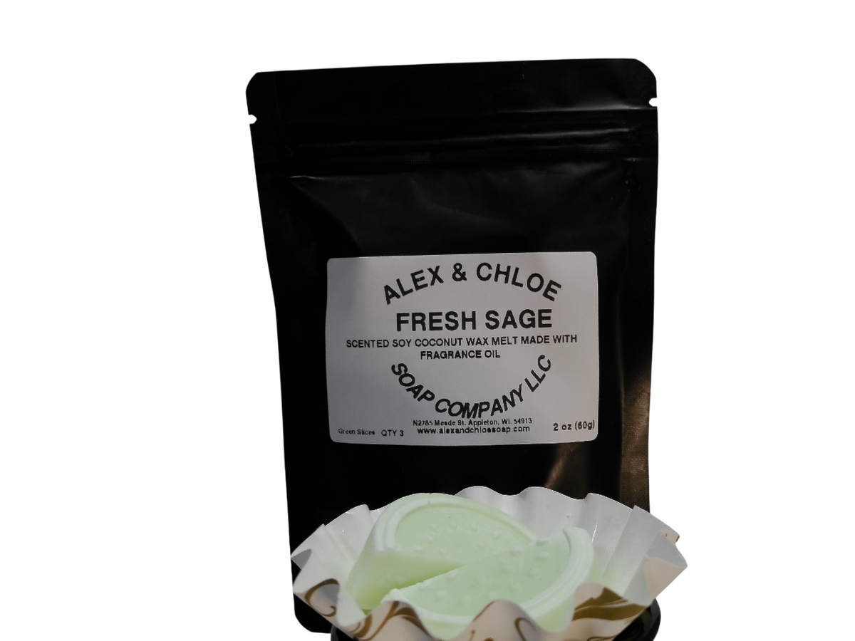 Fresh Sage Slices Wax Melts 2oz Bag