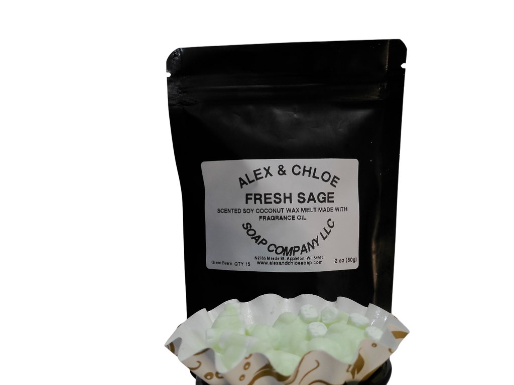 Fresh Sage Bears Wax Melts 2oz Bag