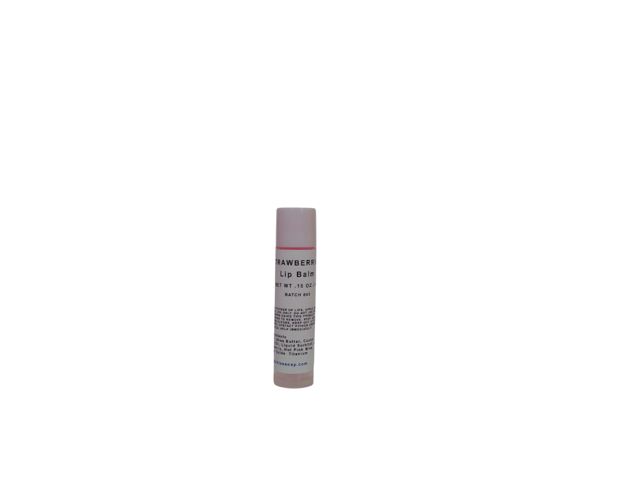 Strawberry Lip Balm Hot Mica Pink