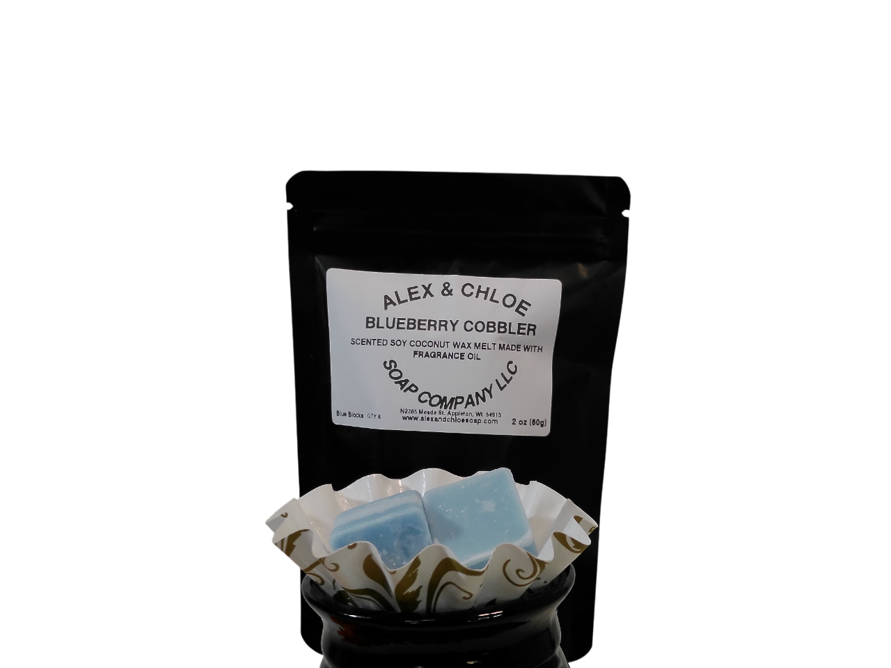 Blueberry Cobbler Blocks Wax Melts 2oz Bag