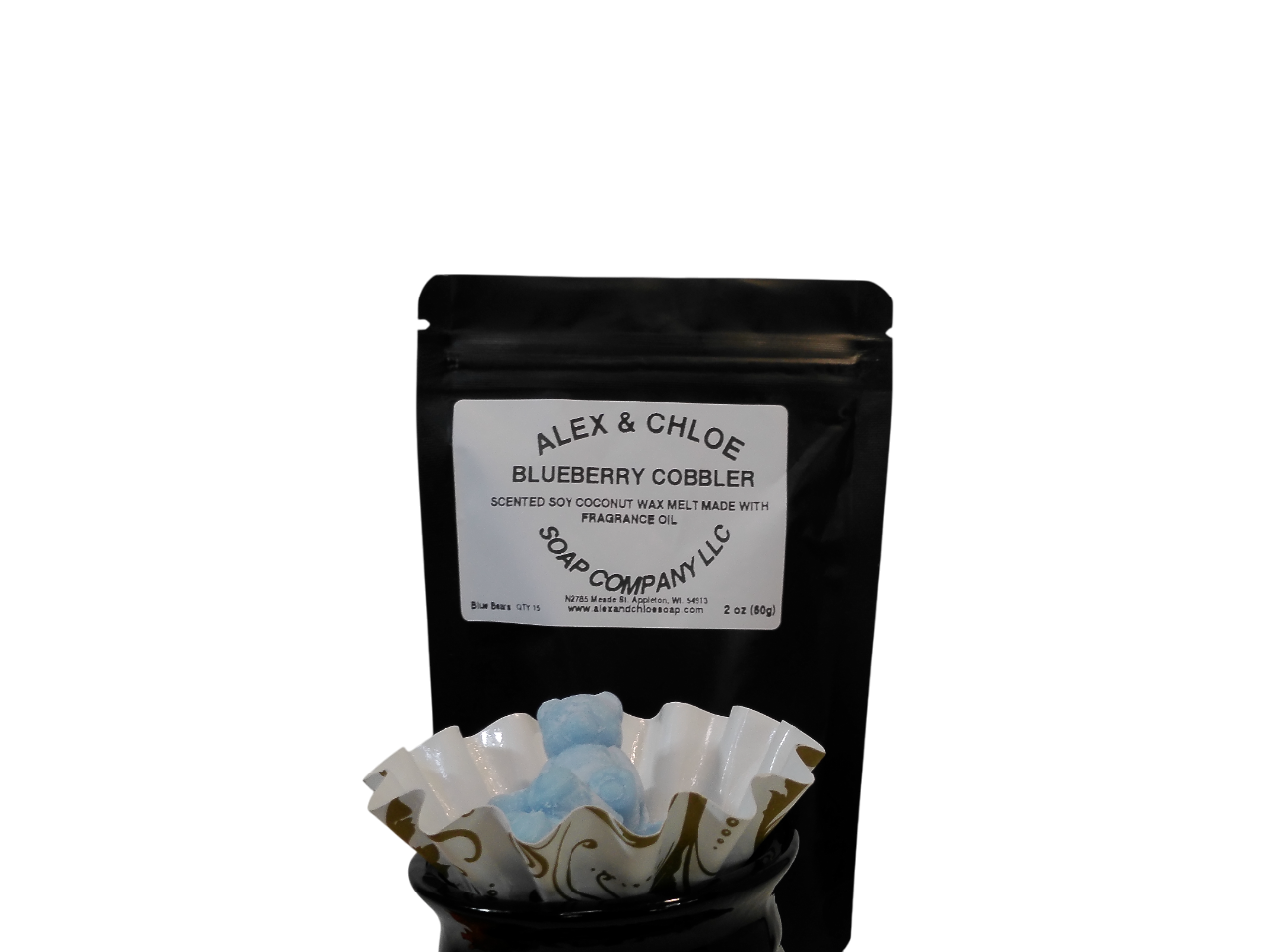 Blueberry Cobbler Bears Wax Melts 2oz Bag