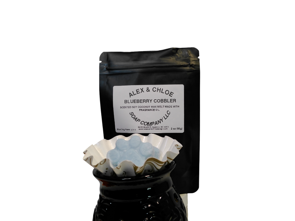 Blueberry Cobbler Dog Paw Wax Melts 2oz Bag