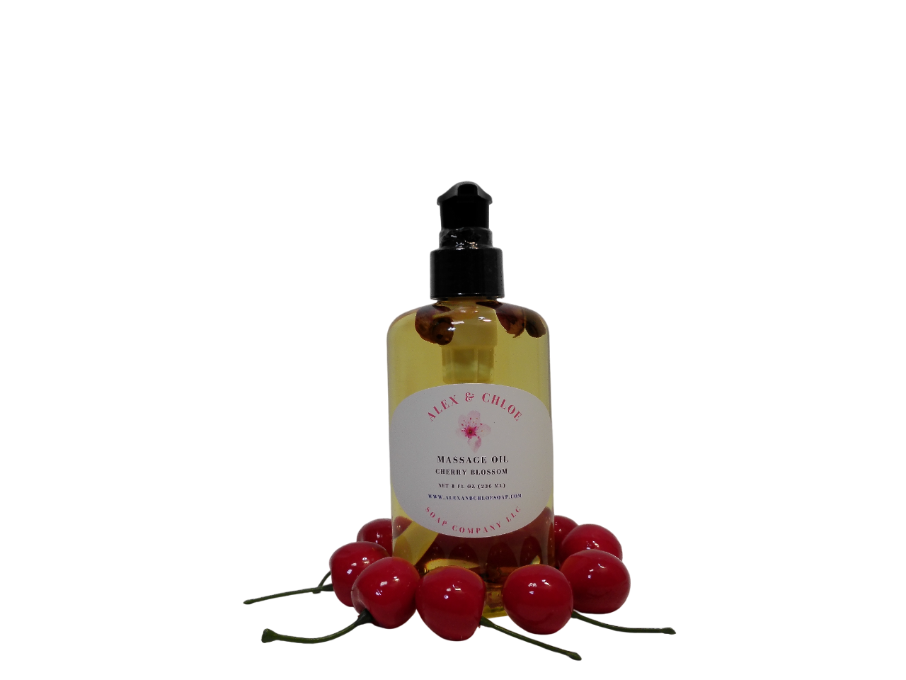 Cherry Blossom Massage Oil 8 oz