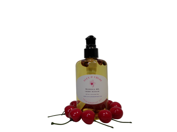 Cherry Blossom Massage Oil 8 oz