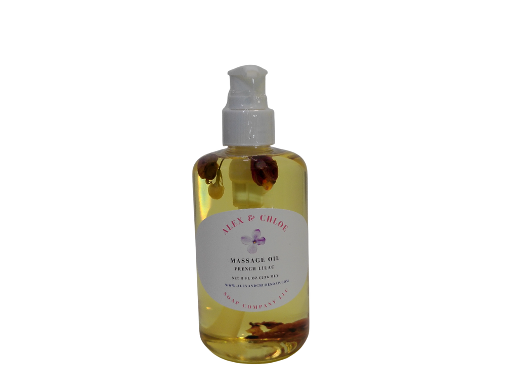 French Lilac Massage Oil 8 oz