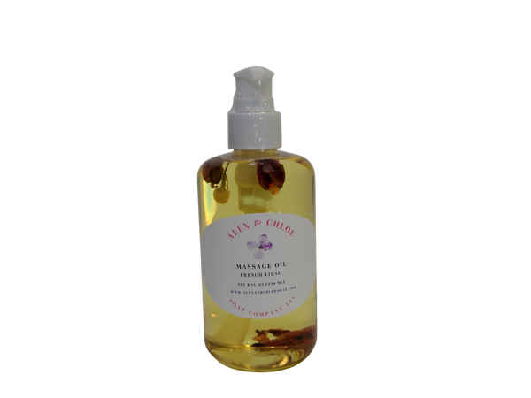 French Lilac Massage Oil 8 oz