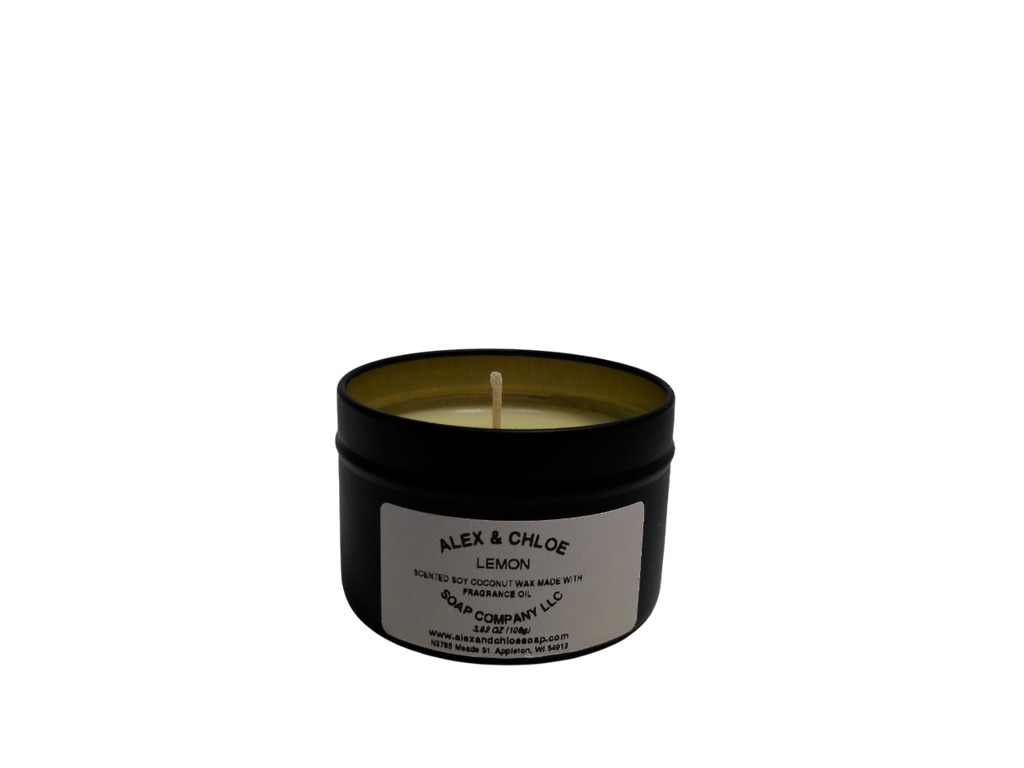 Lemon 3 oz Candle Tin