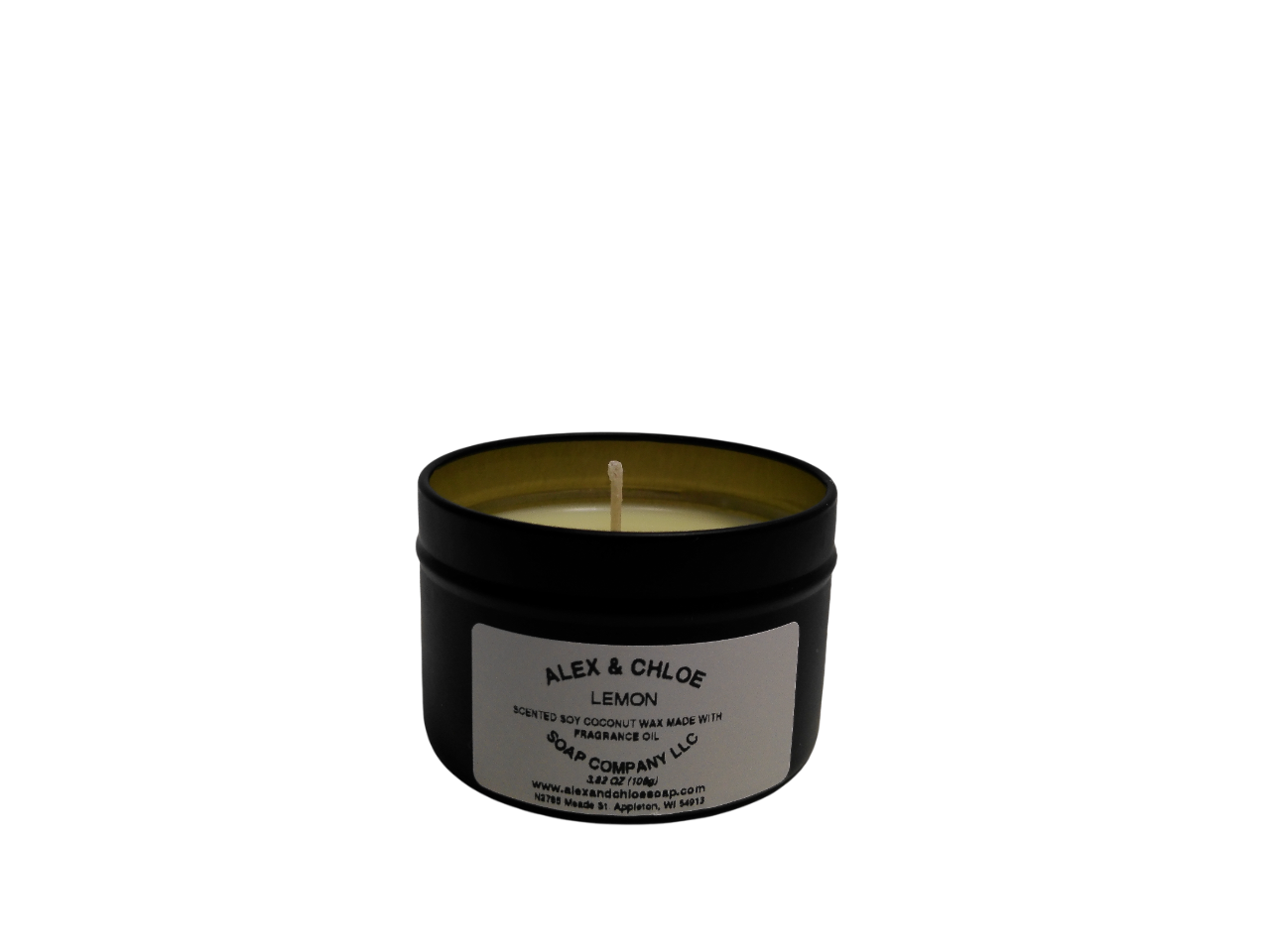 Lemon 3 oz Candle Tin