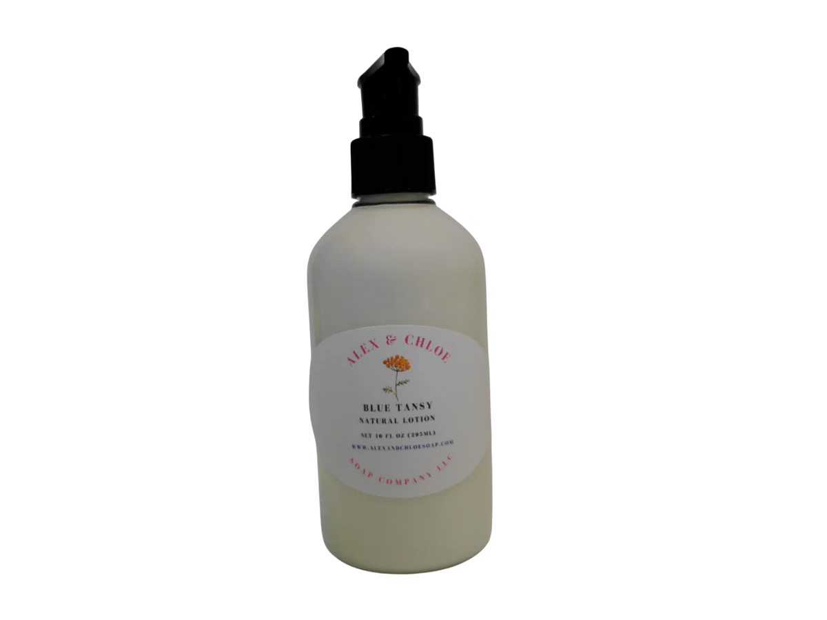Blue Tansy Natural Lotion White