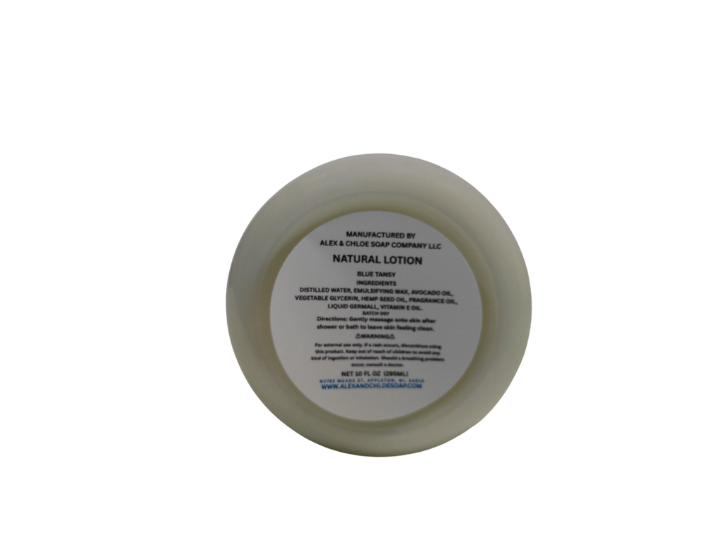 Blue Tansy Natural Lotion White