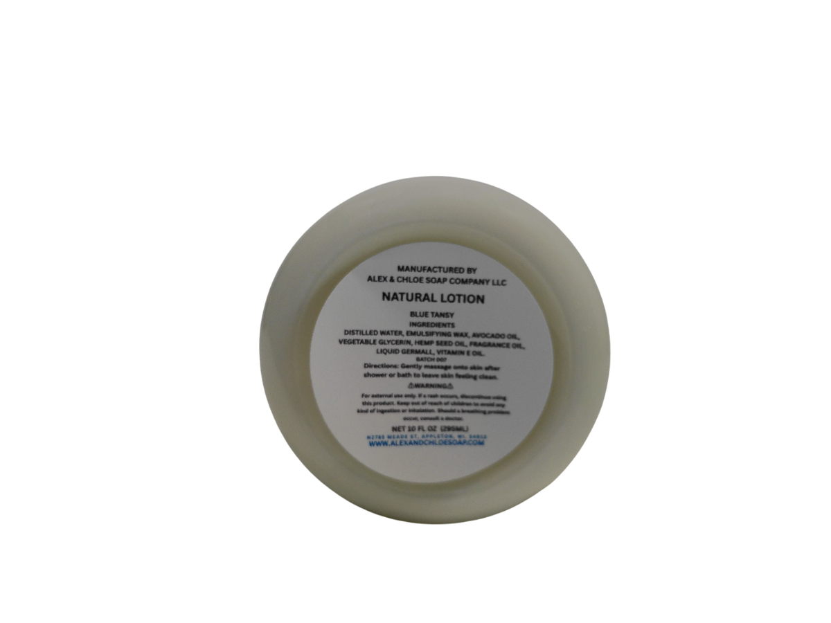 Blue Tansy Natural Lotion White