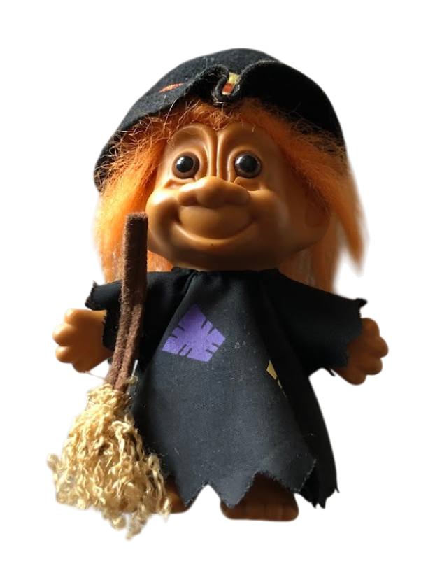 Halloween Witch Troll doll
