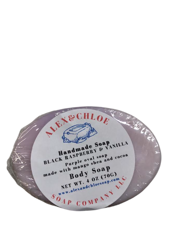 Black Raspberry & Vanilla 3” Oval Soap