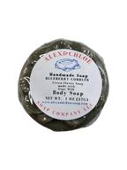 Blueberry Cobbler Green 2” Round Flower Soap