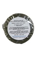 Blueberry Cobbler Green 2” Round Flower Soap